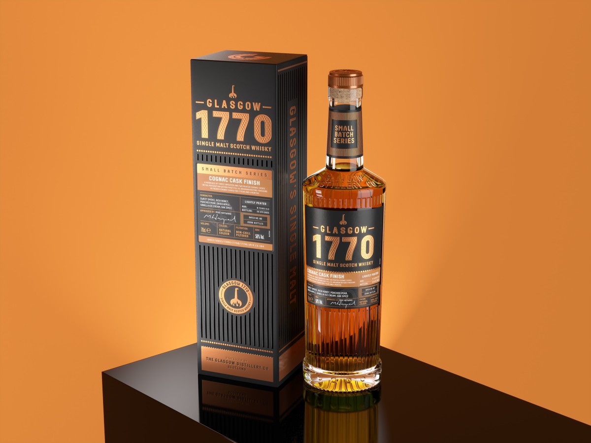 Glasgow 1770 Cognac Cask Finish Batch 02 Lightly Peated